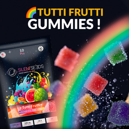 Caramelle gommose al THC + CBD | Tutti Fruity