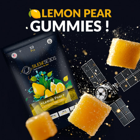 Caramelle gommose al THC + CBD | Limone e pera