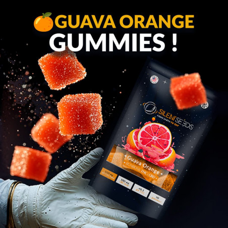 Caramelle gommose al THC + CBD | Guava e arancia