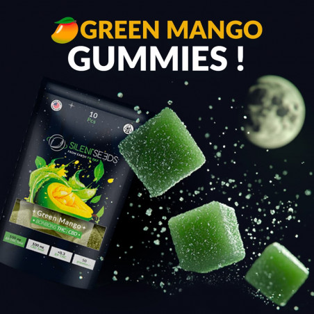 Caramelle gommose al THC + CBD | Green Mango