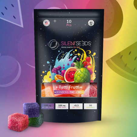 Caramelle gommose al THC + CBD | Tutti Fruity