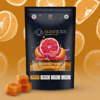 Caramelle gommose al THC + CBD | Guava e arancia