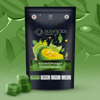 Caramelle gommose al THC + CBD | Green Mango
