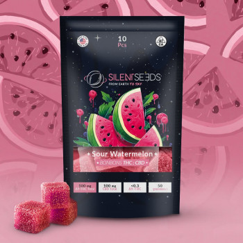 Caramelle gommose al THC + CBD | Anguria acida