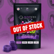 Caramelle gommose al THC + CBD | Kiwi e frutti di bosco